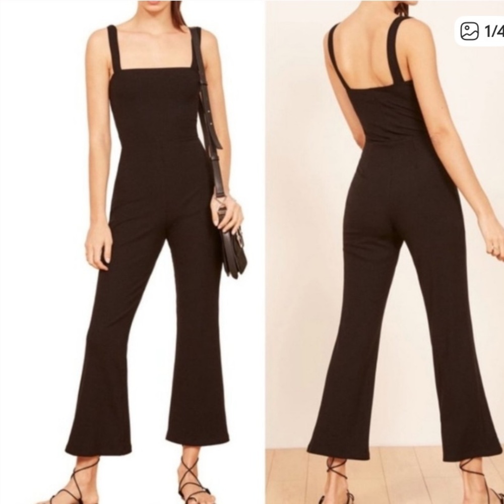Reformation jeans comfy ribbed jumpsuit